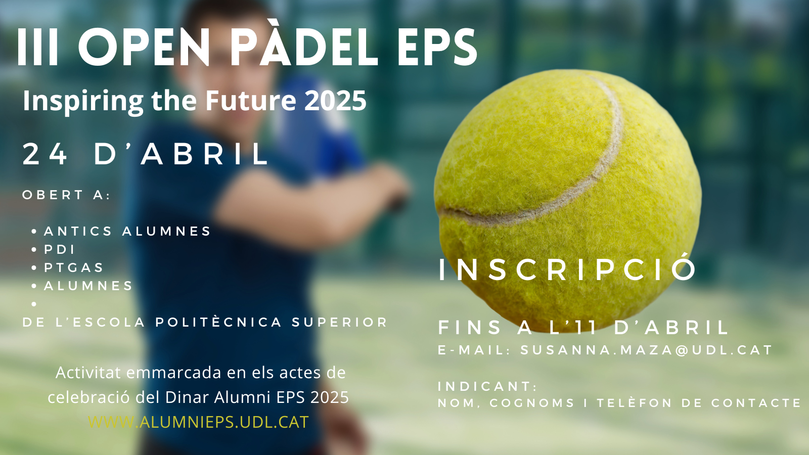 3r OPEN PÀDEL EPS videowall